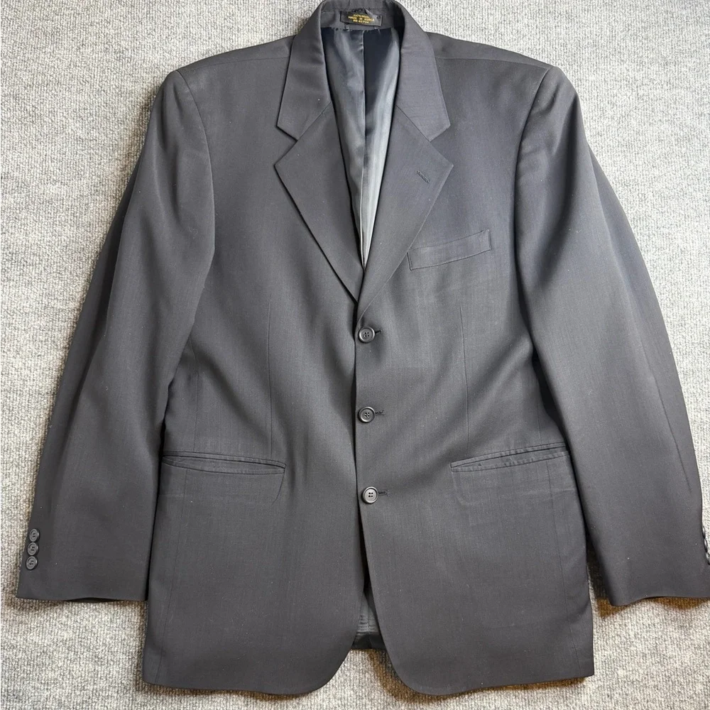 Today’s‎ Man Gray Men’s Blazer 100% Pure Wool Size 40R